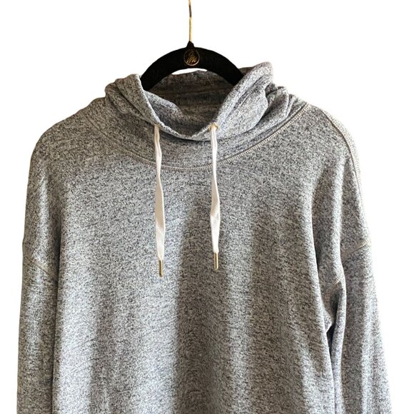 Old Navy Active Womens Mock Neck Athletic Sweatshirt-Gray-Small-GUC - Picture 2 of 9